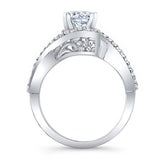 Infinity Twist Engagement Ring