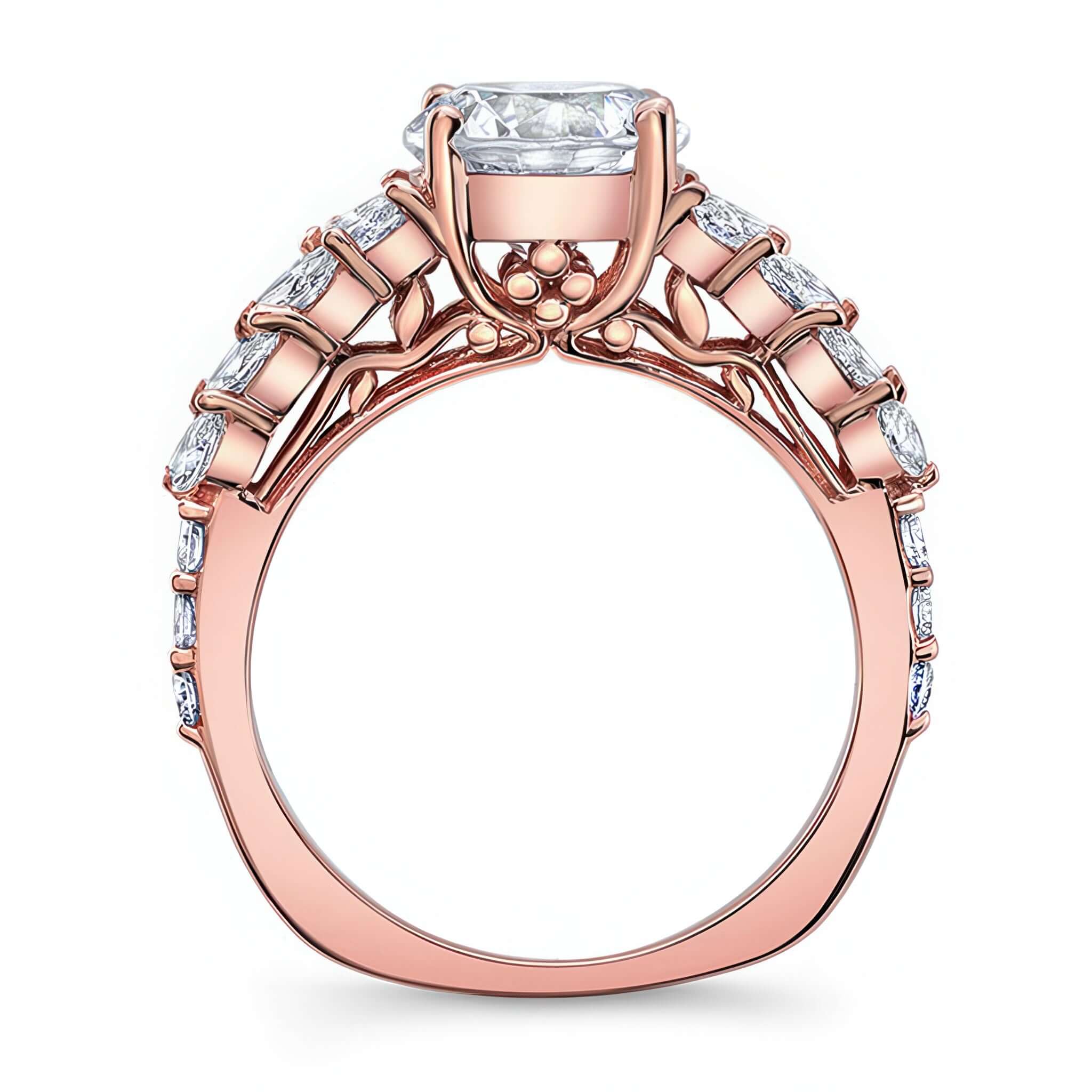 2 Carat Round Engagement Ring
