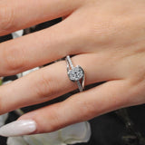 Simple 1 Carat Round Diamond Ring