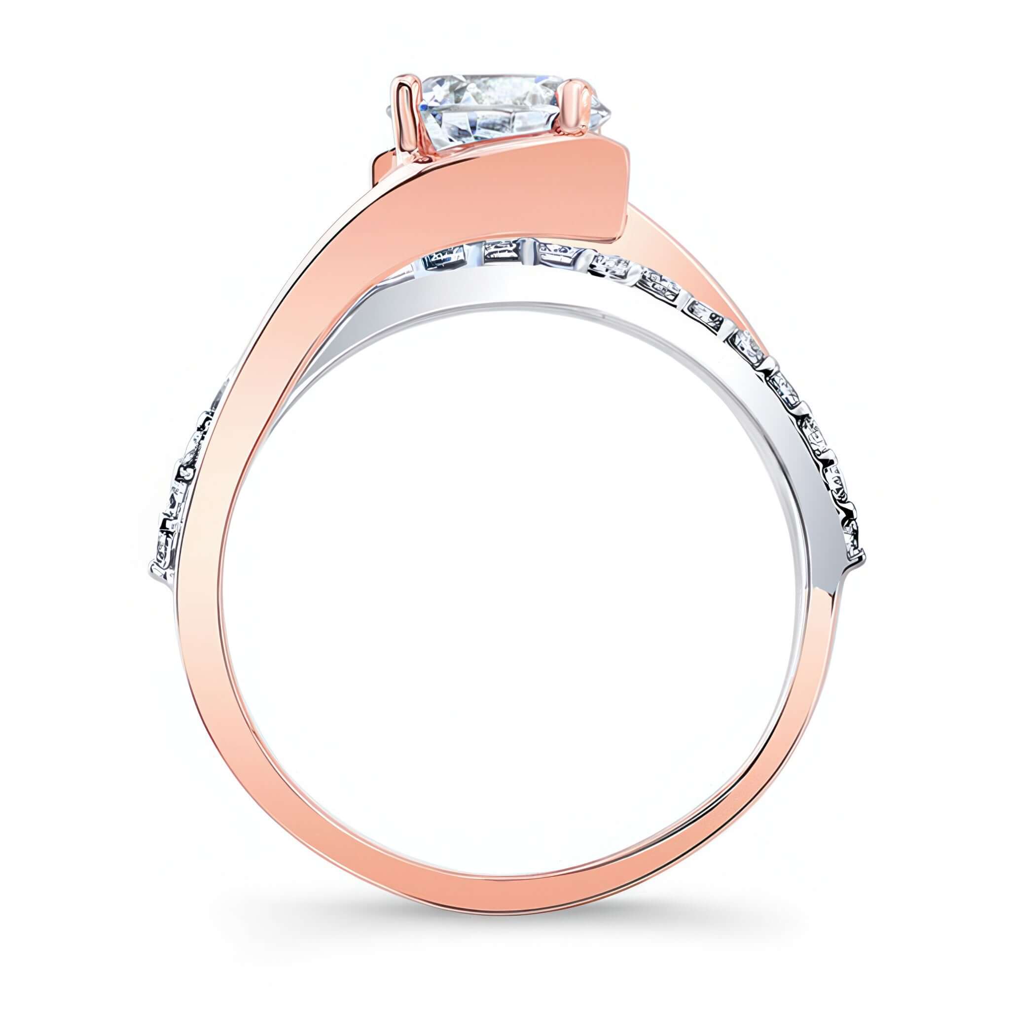 Simple 1 Carat Round Diamond Ring