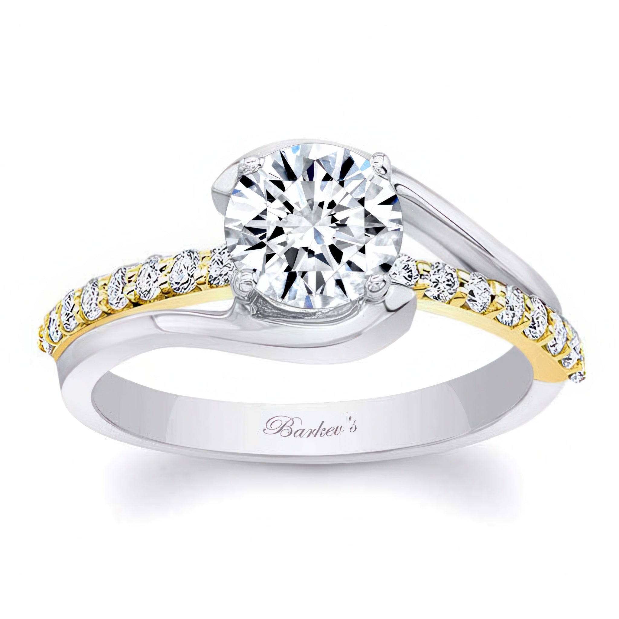 Simple 1 Carat Round Diamond Ring