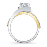Simple 1 Carat Round Diamond Ring