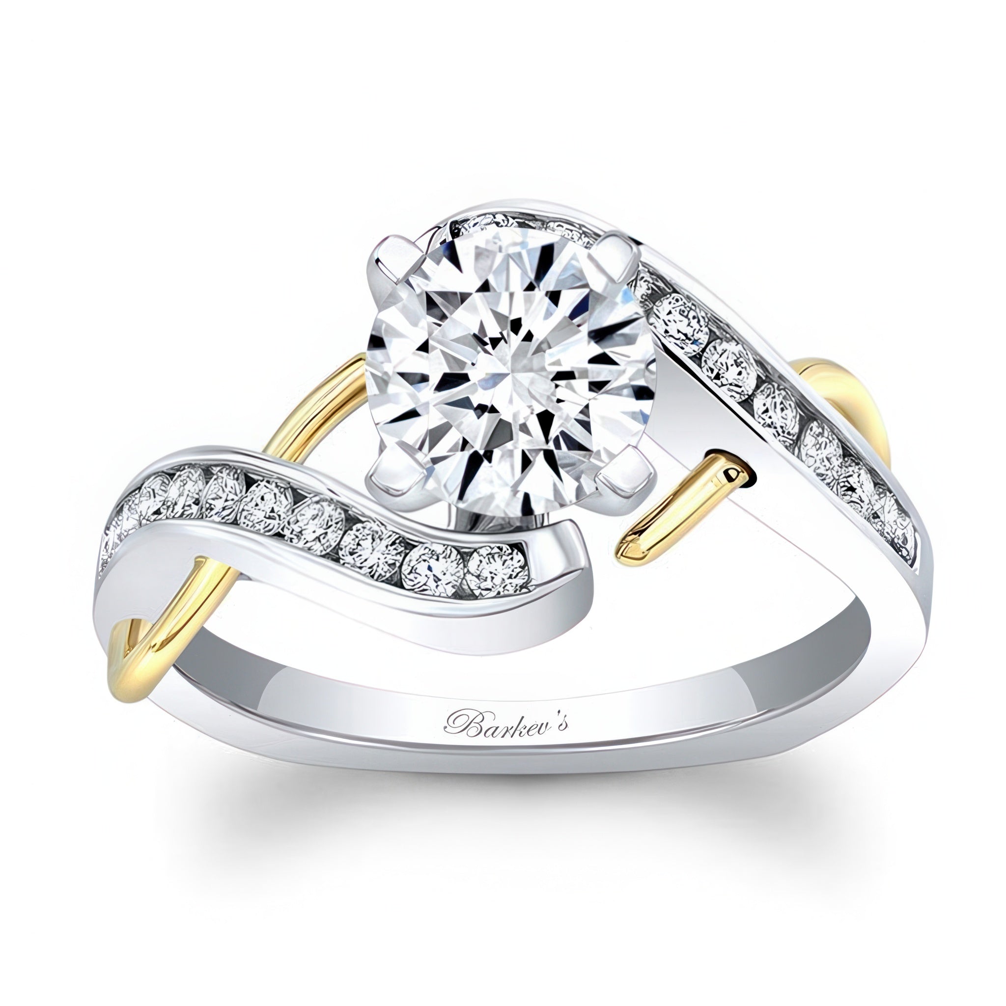Moissanite Channel Ring
