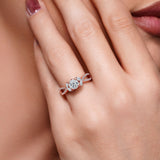 Diamond Leaf Ring