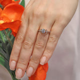 Leaf Engagement Ring