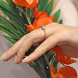 Leaf Engagement Ring