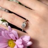 Leaf Engagement Ring
