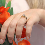 Leaf Engagement Ring