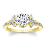 Leaf Engagement Ring