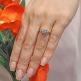 Leaf Engagement Ring