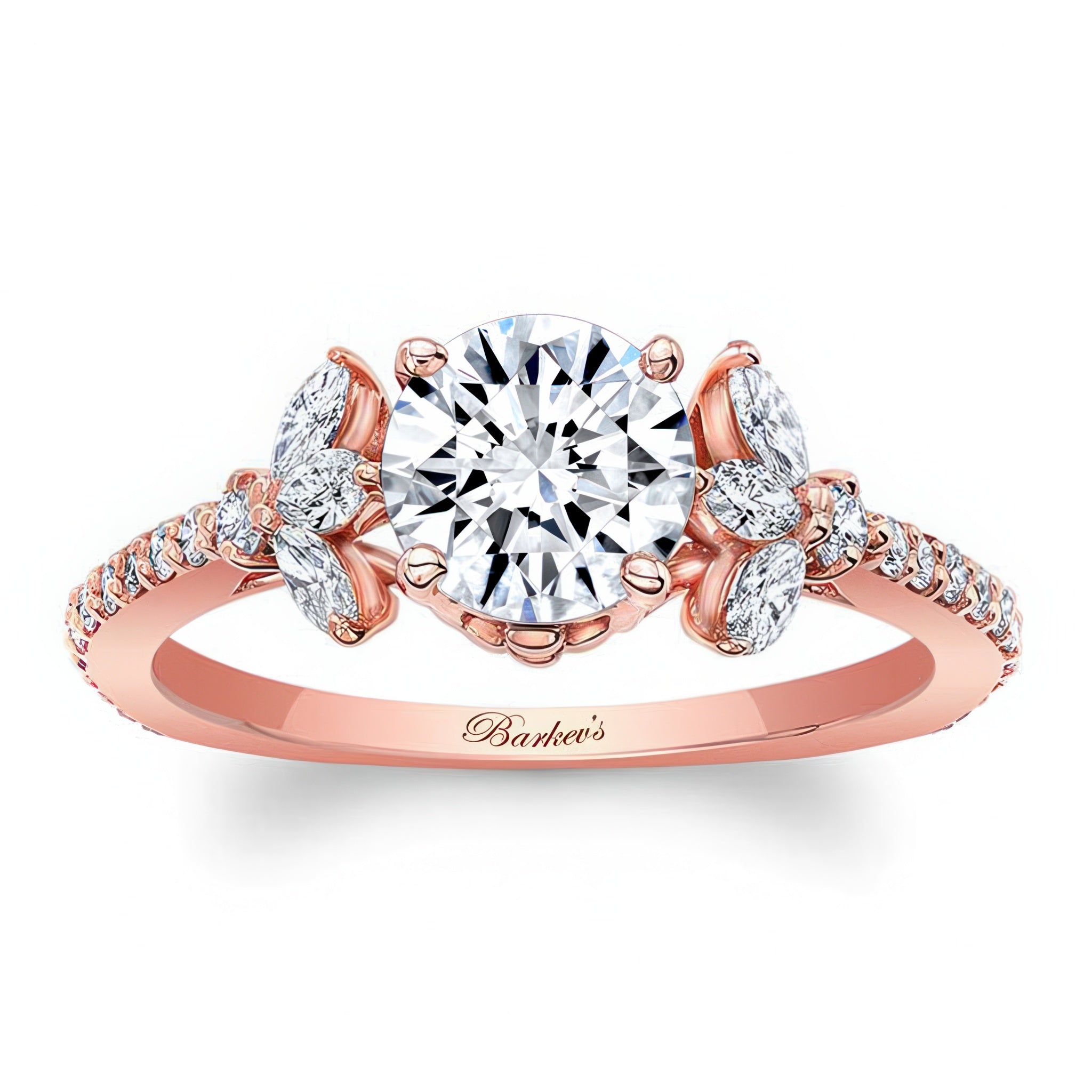 Leaf Engagement Ring