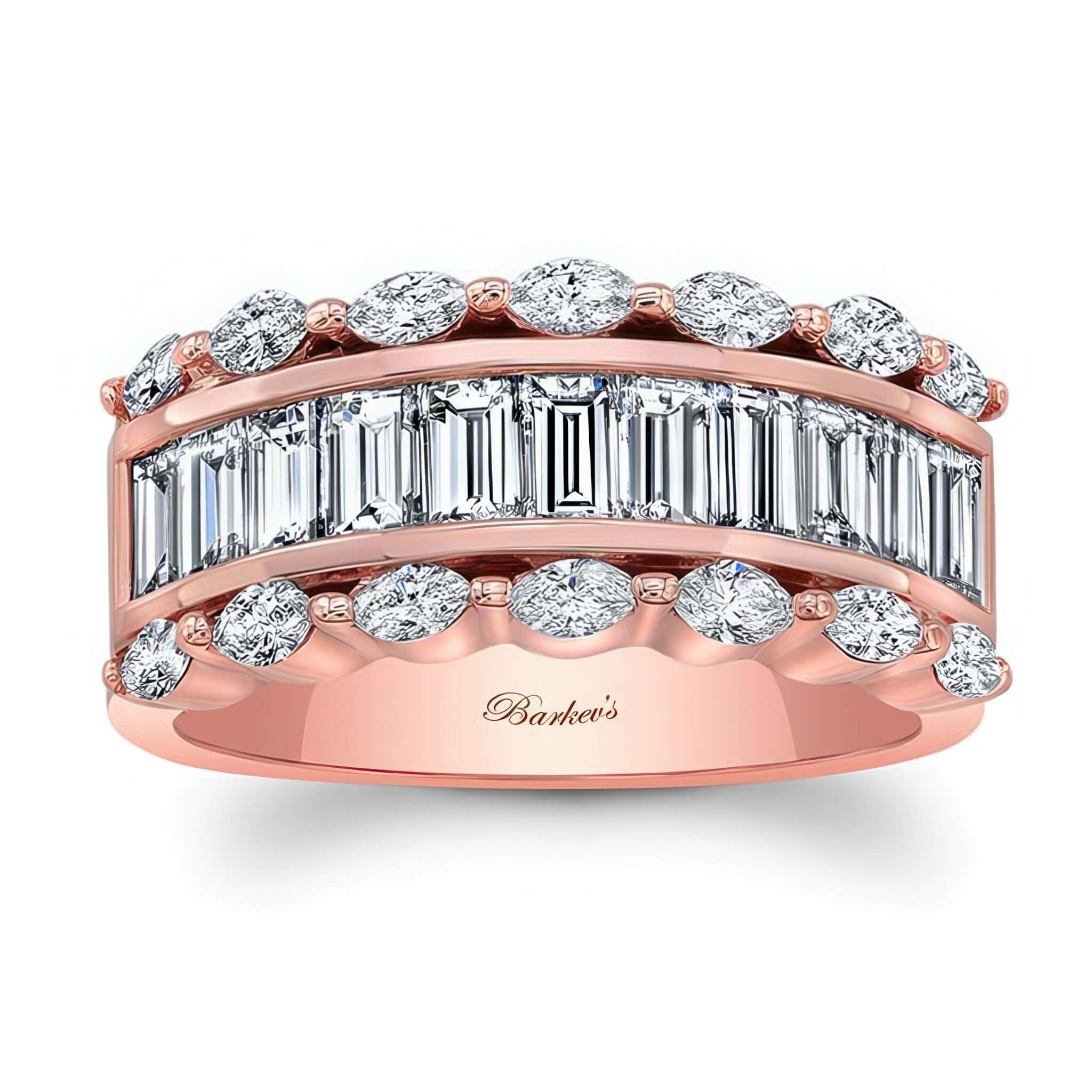 Baguette Wedding Band