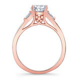 V Shaped Diamond Ring