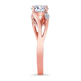 V Shaped Diamond Ring
