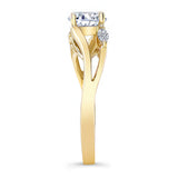 V Shaped Diamond Ring