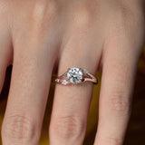 V Shaped Diamond Ring