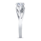 V Shaped Diamond Ring