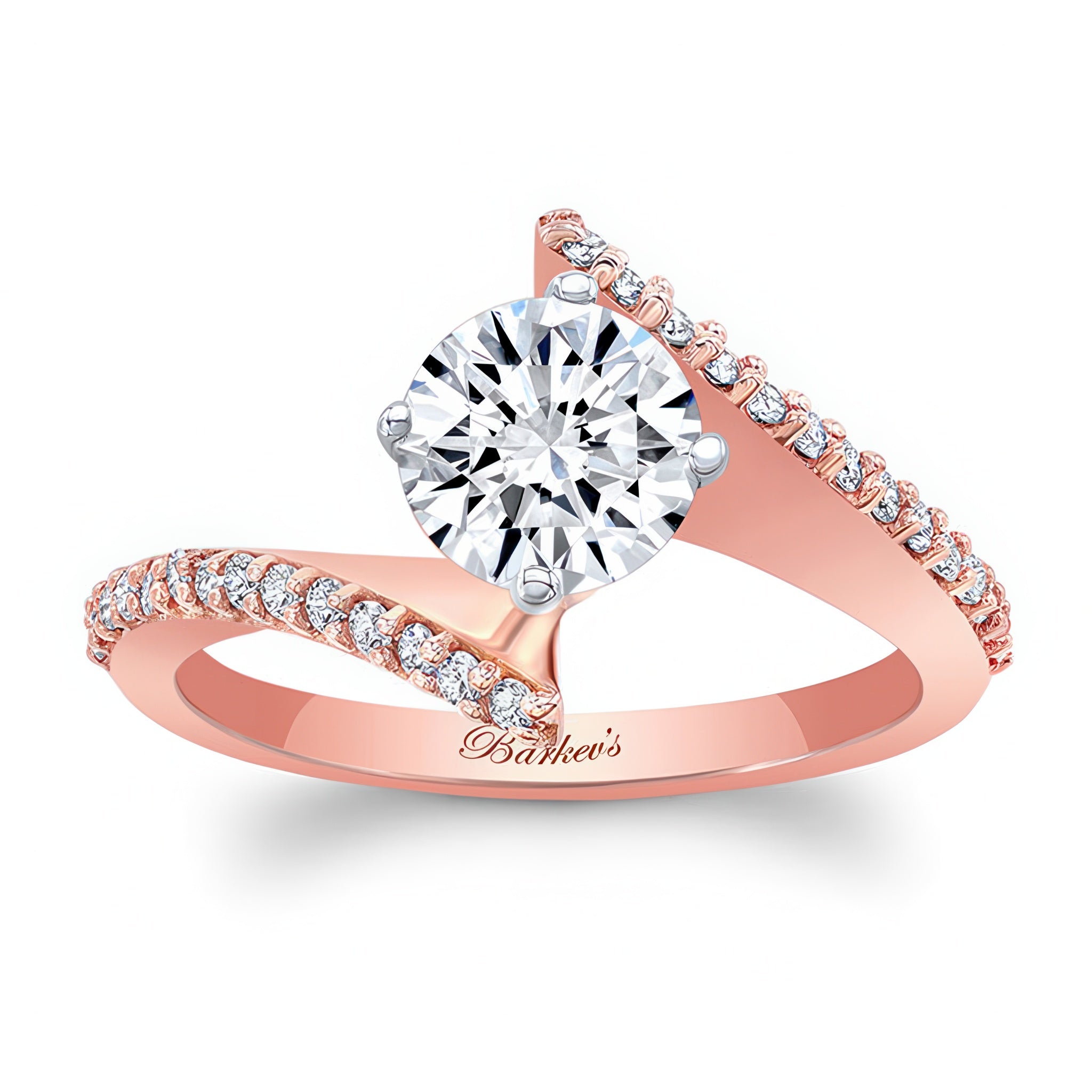 Modern Bypass Engagement Ring