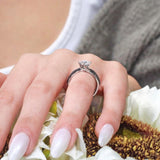 Princess Cut Black Diamond Accent Twist Bridal Set