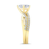 Princess Cut Twist Bridal Set