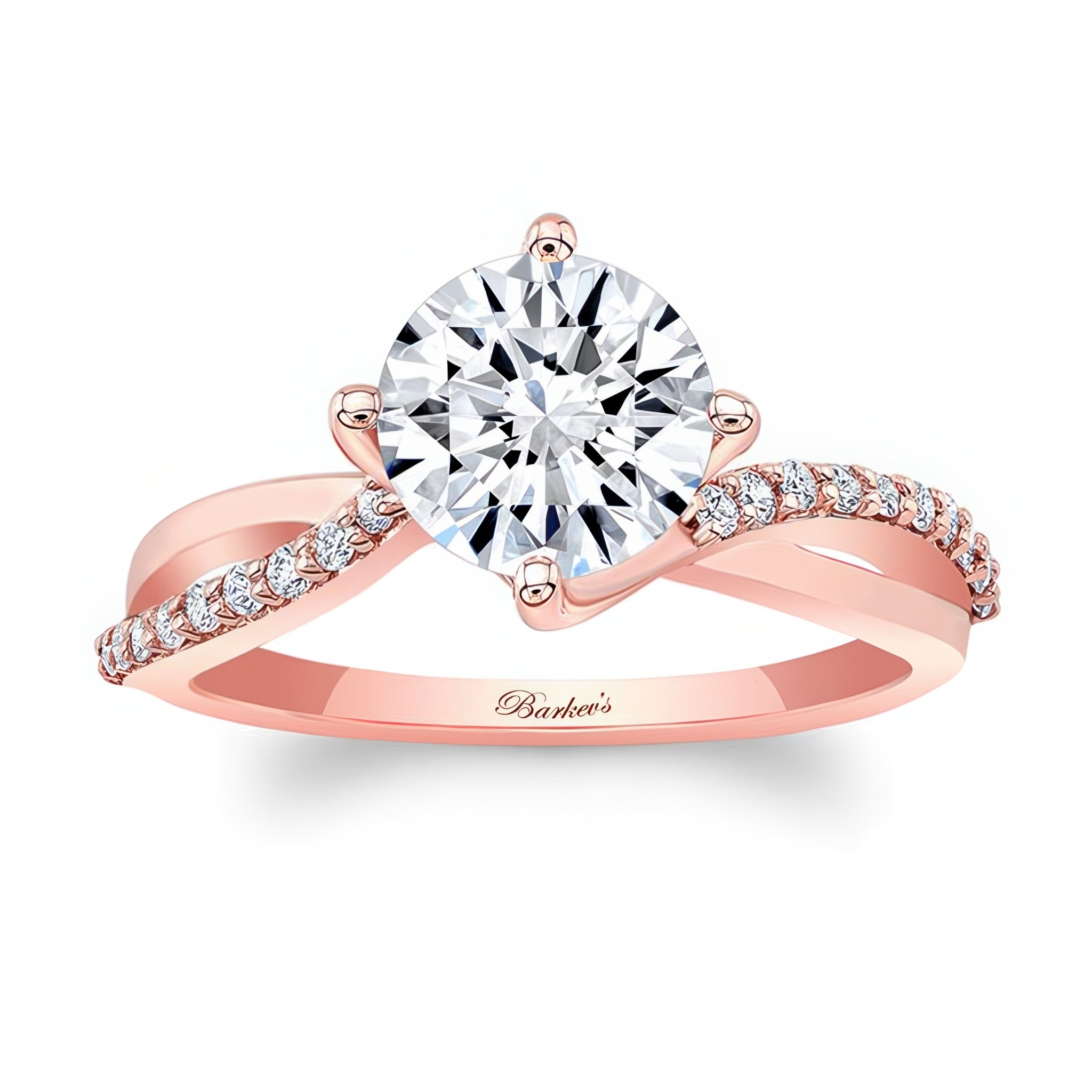 2 Carat Twisted Engagement Ring