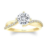 Twisted Lab Grown Diamond Engagement Ring