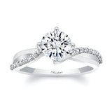 Twisted Lab Grown Diamond Engagement Ring