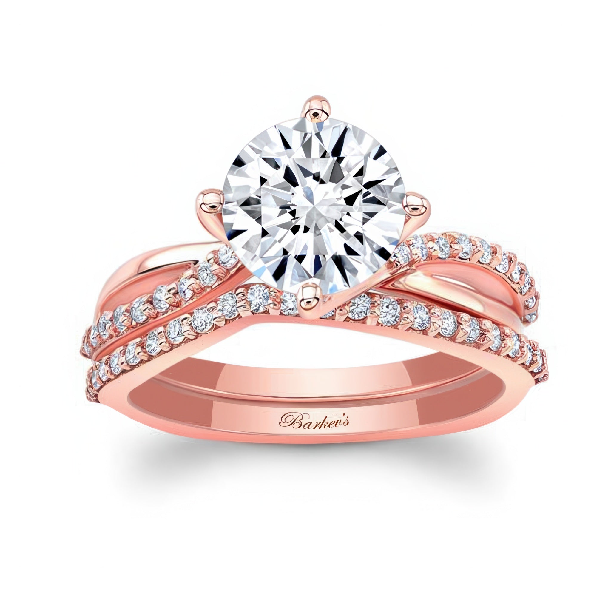 2 Carat Twisted Bridal Set
