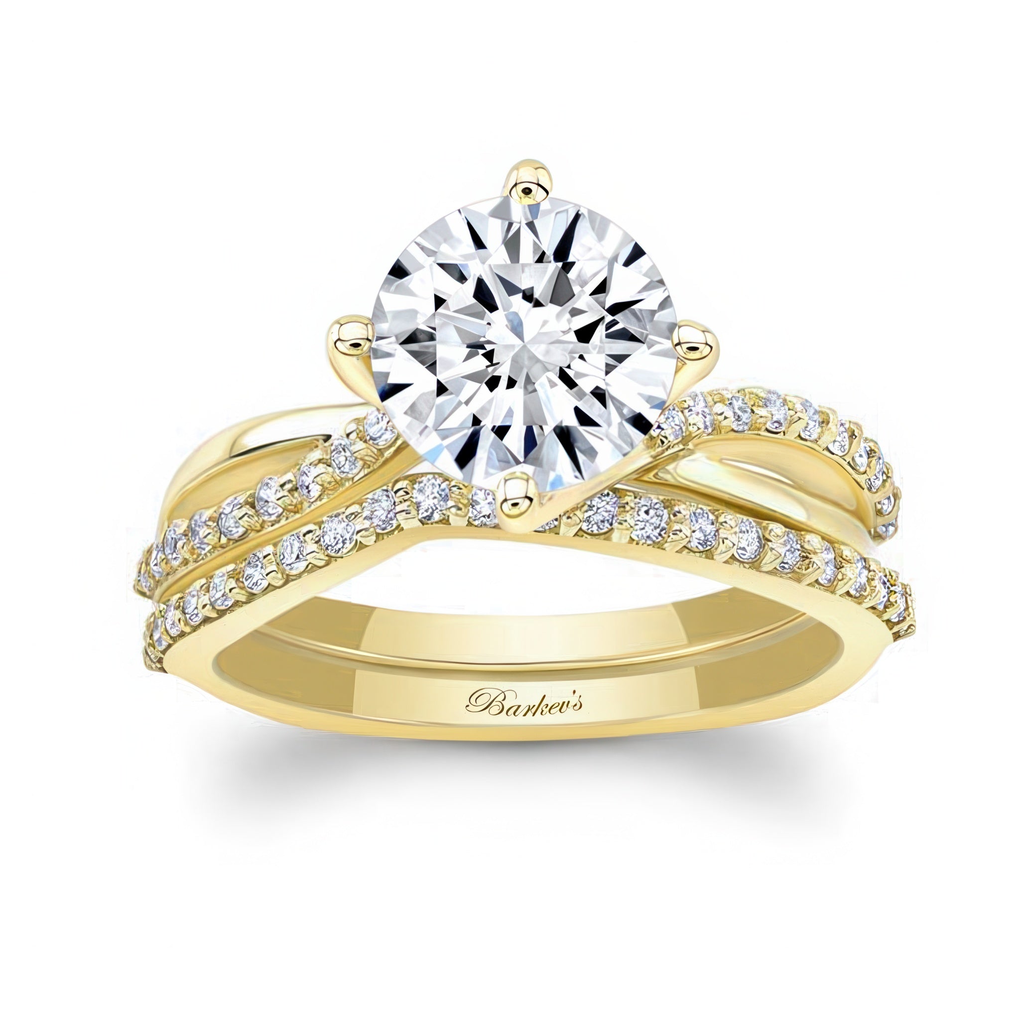 2 Carat Twisted Bridal Set