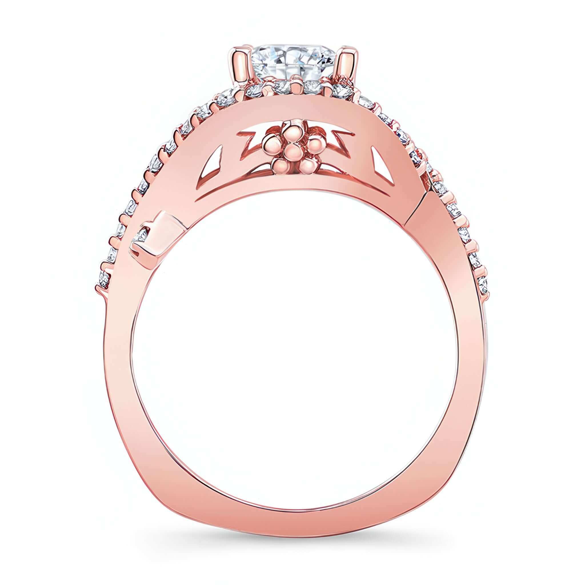 Criss Cross Diamond Ring