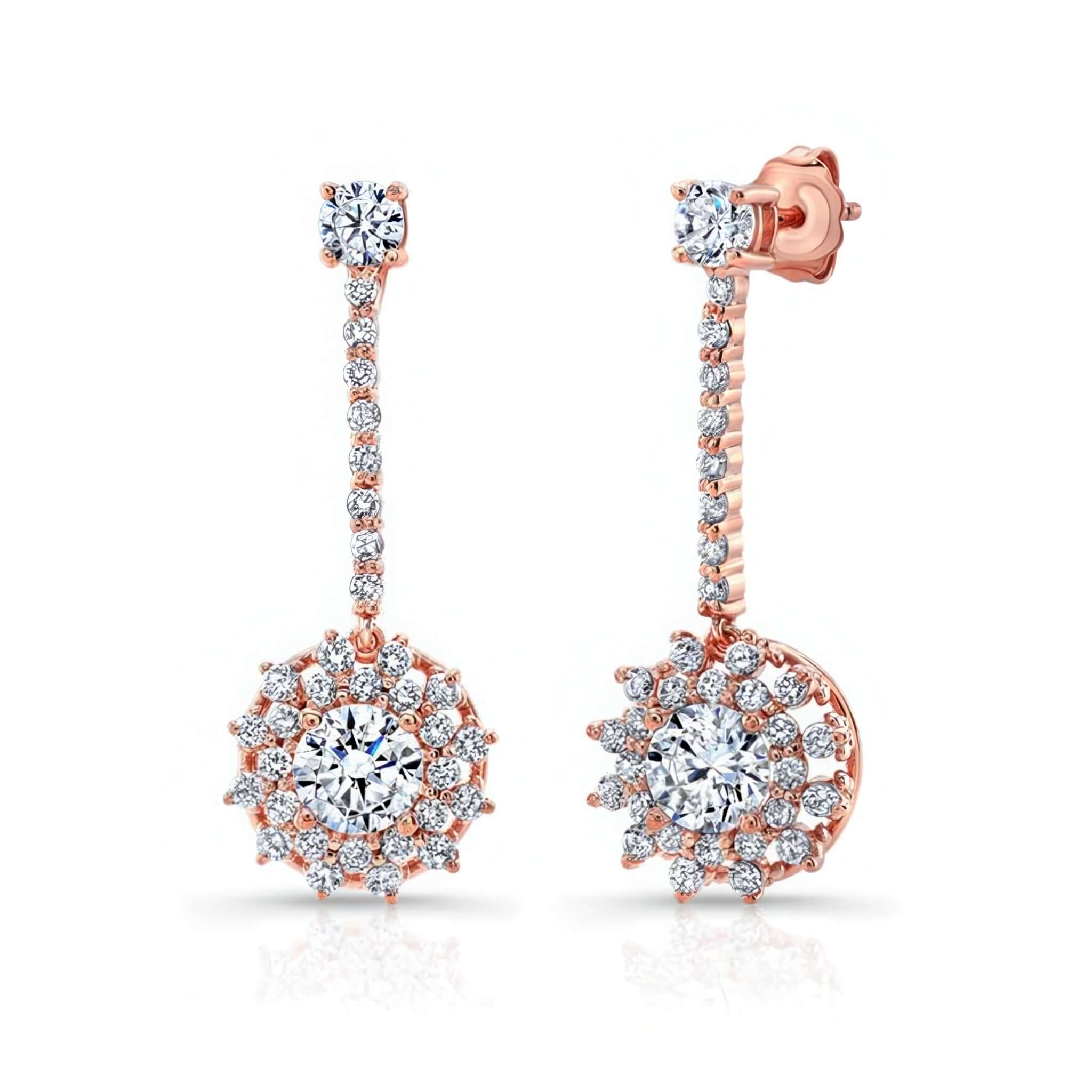 Lab Diamond Drop Earrings