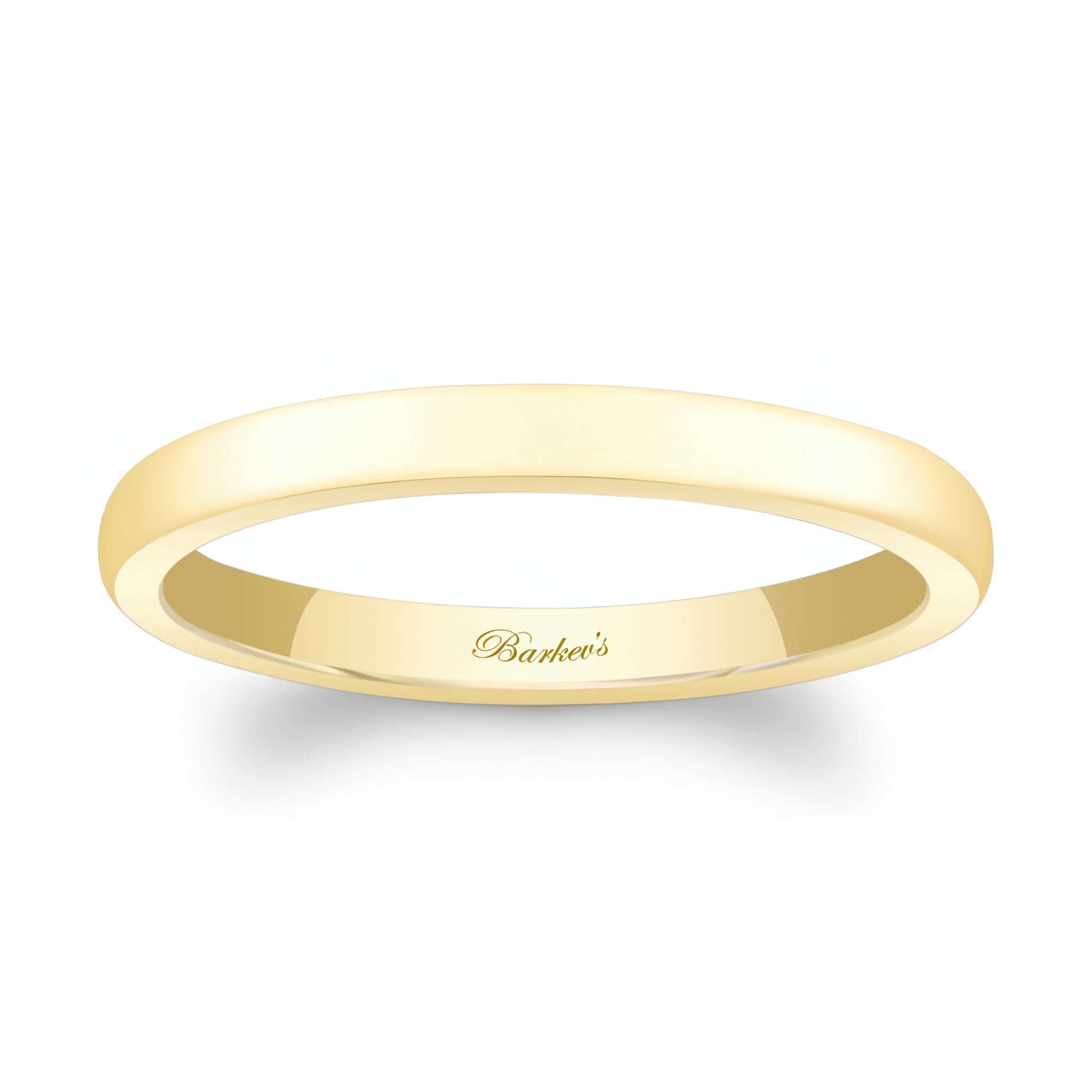 2mm Domed Wedding Band