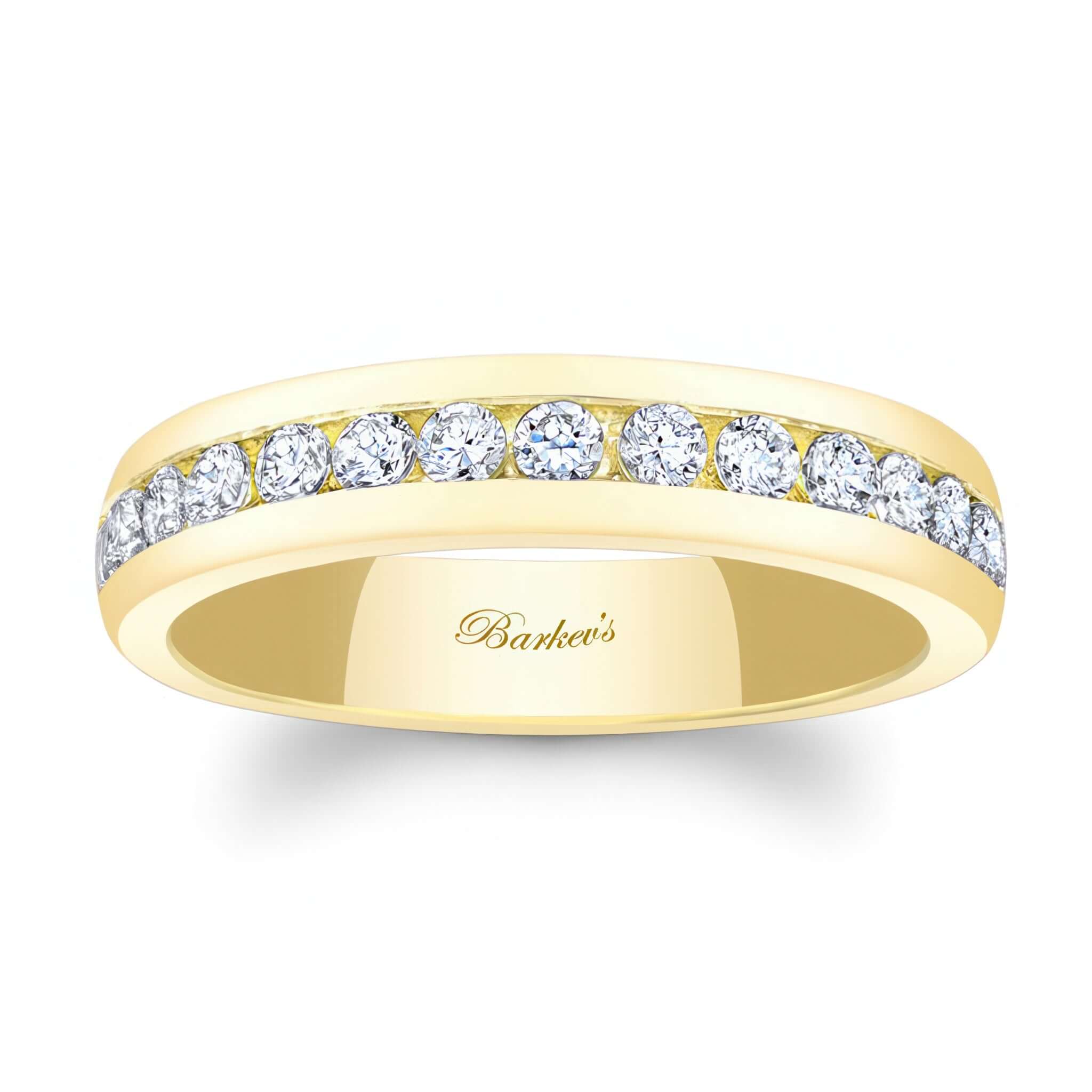4mm Channel Set Diamond Wedding Band