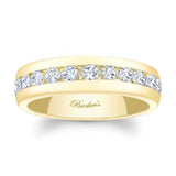 5mm Channel Set Diamond Wedding Band