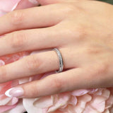 4mm Channel Set Diamond Wedding Band
