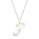 P Initial Necklace