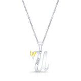 U Initial Necklace