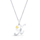 X Initial Necklace