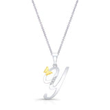 Y Initial Necklace