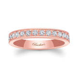 3mm One Row Flat Wedding Band