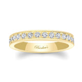 3mm One Row Flat Wedding Band