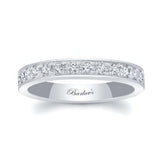 3mm One Row Flat Wedding Band