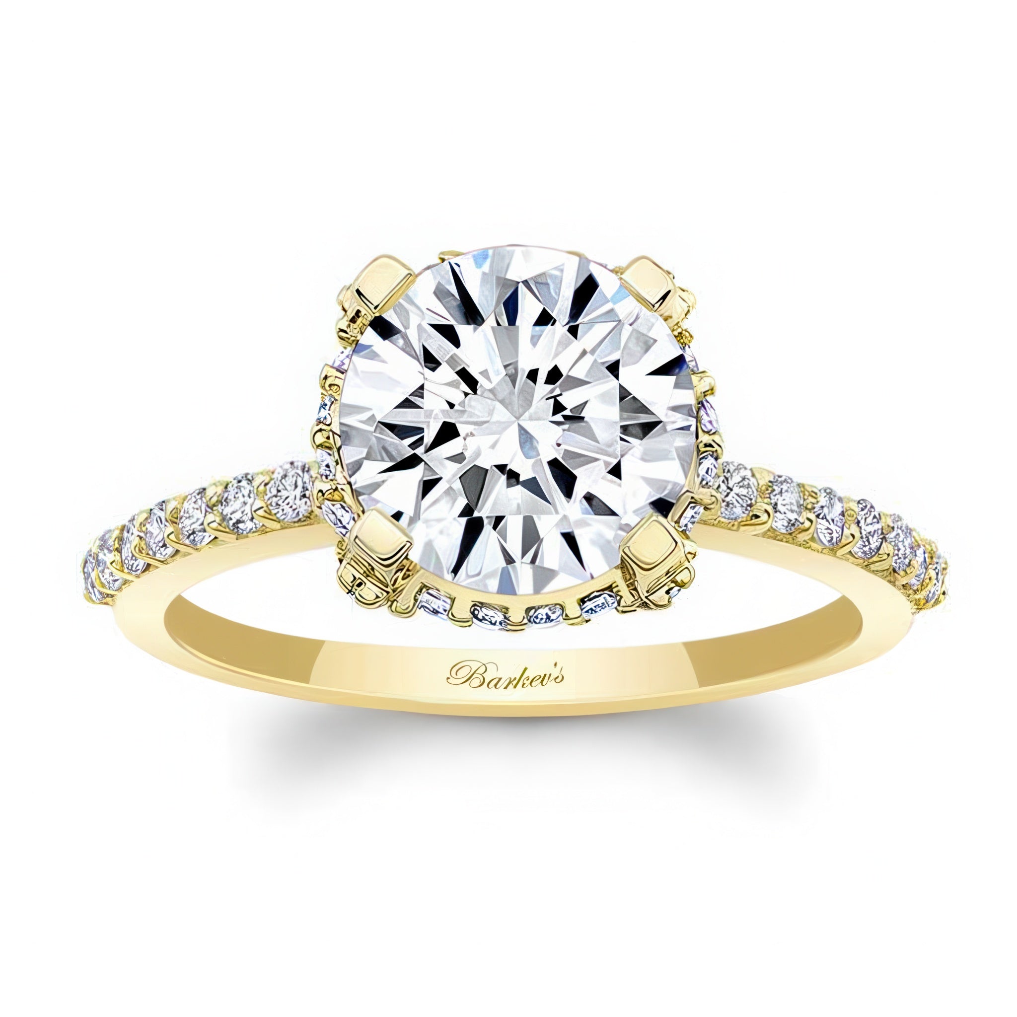 2 Carat Hidden Halo Ring