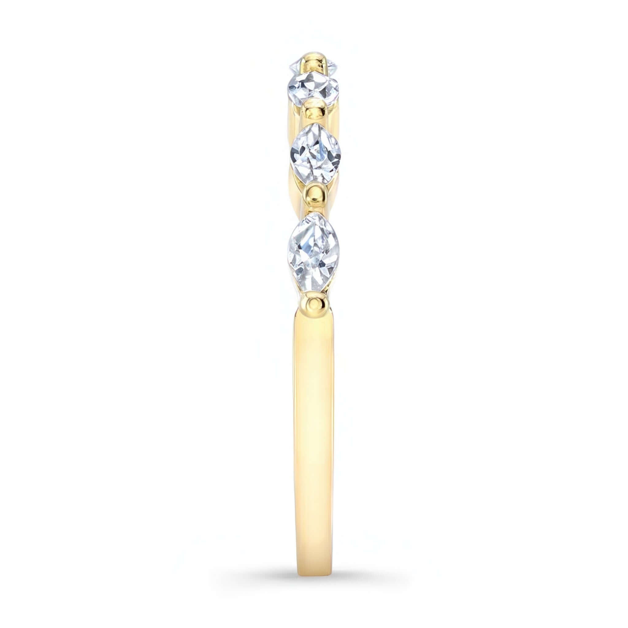 Marquise Wedding Band