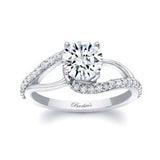 Split Shank Moissanite Ring