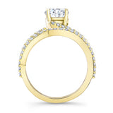 Split Shank Moissanite Bridal Set