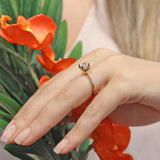 Hidden Halo Princess Cut Engagement Ring