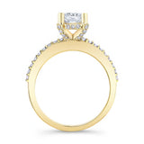 Hidden Halo Princess Cut Engagement Ring