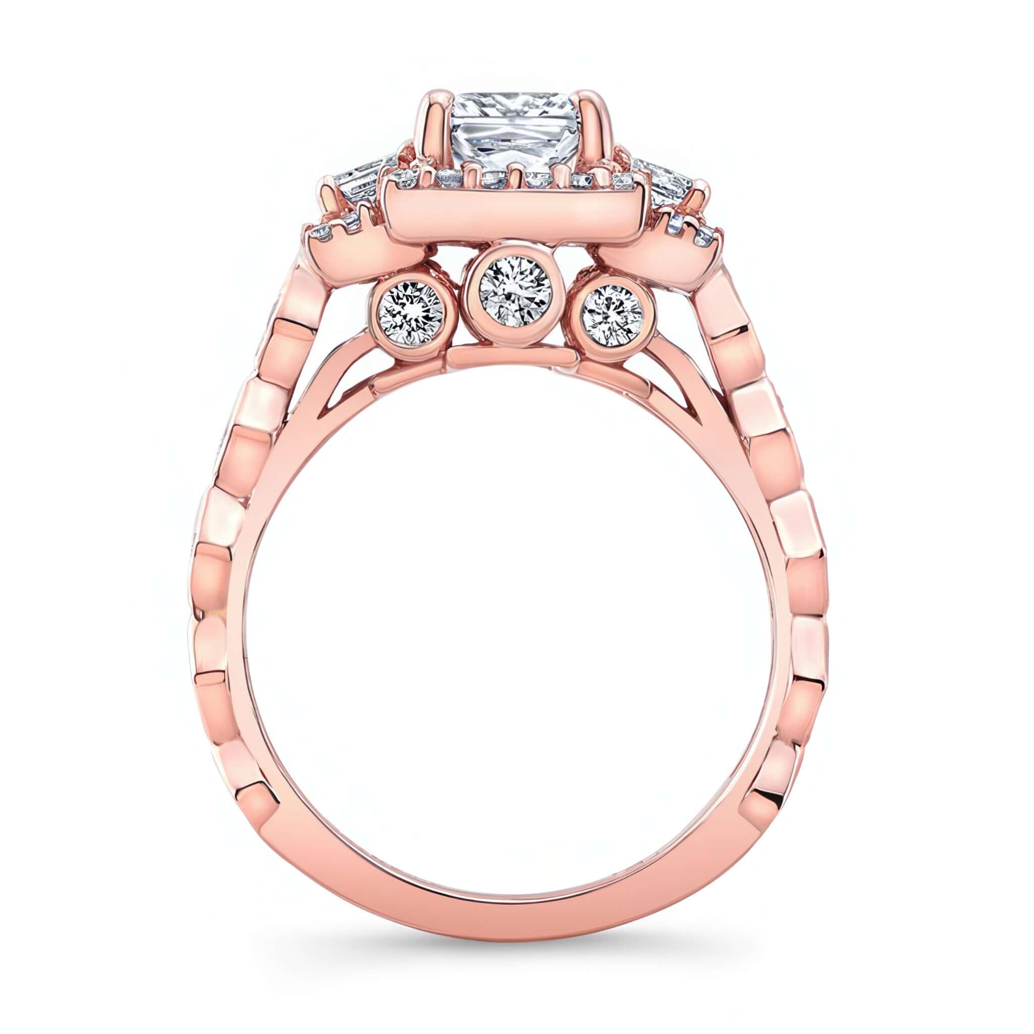 Vintage Three Stone Engagement Ring