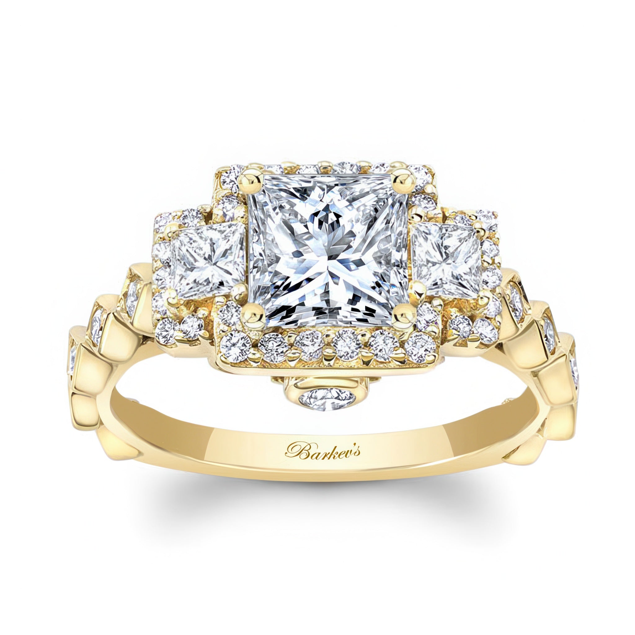 Vintage Three Stone Engagement Ring